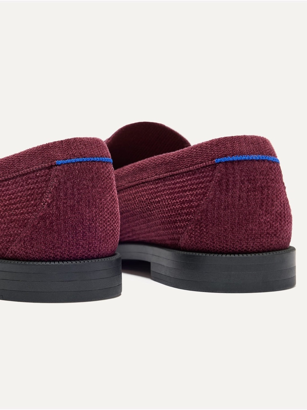 NIB Rothy's Penny Loafer in ReVelvet Syrah 🍂Burgundy Suede-like, gorgeous color! - Picture 3 of 10